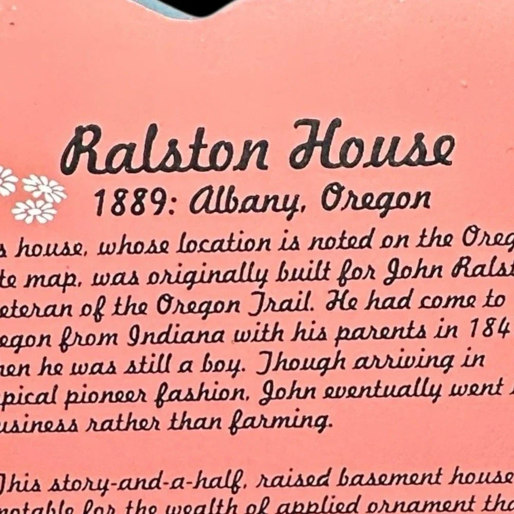 Ralston House Albany, Oregon Shelf‎ Sitter Shelia c 1993